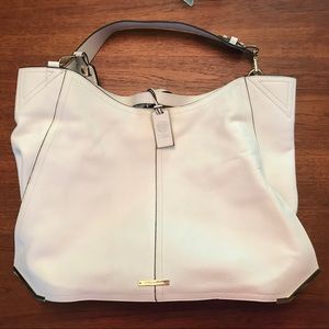 Large Vince Camuto White Leather Tote